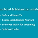 Huus Binnensee Og2 - Dachwohnung Mit Wasserblick - Lesesessel & Wlan - Fuer Paare - Ruhige Lage - Suedstrand 5 Min Mit Rad