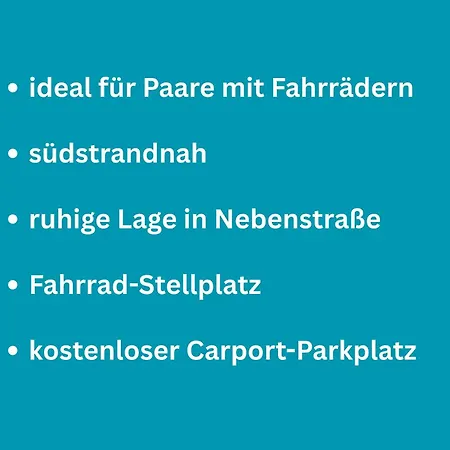 Appartement Huus Binnensee Og2 - Dachwohnung Mit Wasserblick - Lesesessel & Wlan - Fuer Paare - Ruhige Lage - Suedstrand 5 Min Mit Rad *