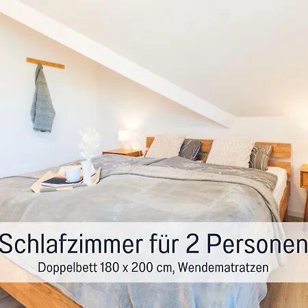 Apartment Huus Binnensee Og2 - Dachwohnung Mit Wasserblick - Lesesessel&wlan - Für Paare - Ruhige Lage - Südstrand 5 Min Mit Rad *