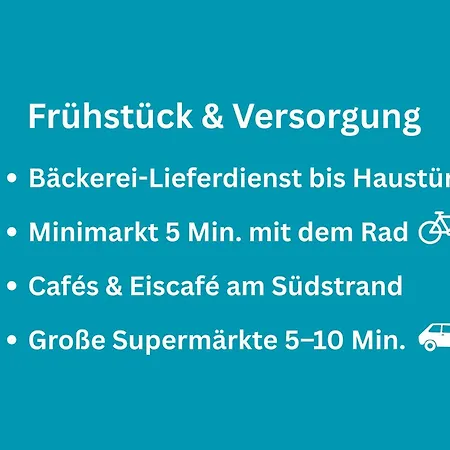 Appartement Huus Binnensee Og2 - Dachwohnung Mit Wasserblick - Lesesessel & Wlan - Fuer Paare - Ruhige Lage - Suedstrand 5 Min Mit Rad