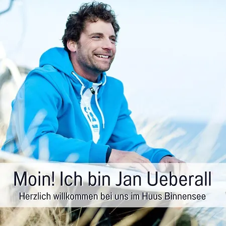 Διαμέρισμα Huus Binnensee Og2 - Dachwohnung Mit Wasserblick - Lesesessel & Wlan - Fuer Paare - Ruhige Lage - Suedstrand 5 Min Mit Rad Φέμαρν