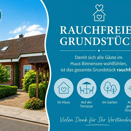 Appartement Huus Binnensee Og2 - Dachwohnung Mit Wasserblick - Lesesessel & Wlan - Fuer Paare - Ruhige Lage - Suedstrand 5 Min Mit Rad Fehmarn