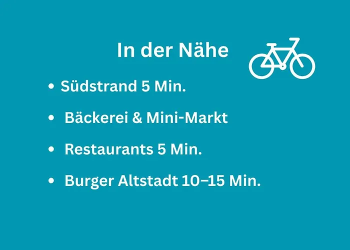 Apartment Huus Binnensee Og2 - Dachwohnung Mit Wasserblick - Lesesessel&wlan - Für Paare - Ruhige Lage - Südstrand 5 Min Mit Rad Fehmarn