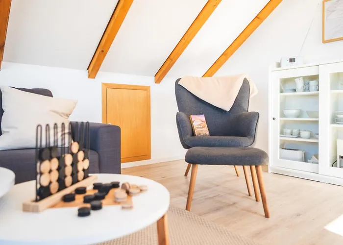 Huus Binnensee Og2 - Dachwohnung Mit Wasserblick - Lesesessel & Wlan - Fuer Paare - Ruhige Lage - Suedstrand 5 Min Mit Rad شقة