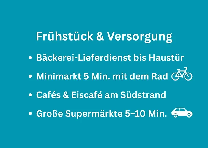 Apartment Huus Binnensee Og2 - Dachwohnung Mit Wasserblick - Lesesessel&wlan - Für Paare - Ruhige Lage - Südstrand 5 Min Mit Rad