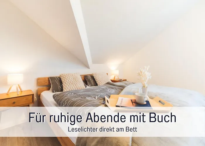 Huus Binnensee Og2 - Dachwohnung Mit Wasserblick - Lesesessel&wlan - Für Paare - Ruhige Lage - Südstrand 5 Min Mit Rad * Fehmarn