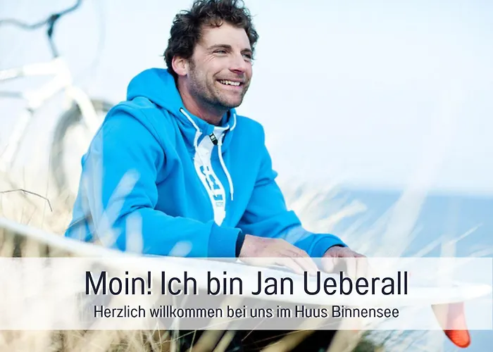 Apartment Huus Binnensee Og2 - Dachwohnung Mit Wasserblick - Lesesessel&wlan - Für Paare - Ruhige Lage - Südstrand 5 Min Mit Rad Fehmarn
